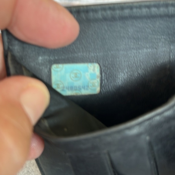 Chanel caviar black wallet small - Picture 4 of 6